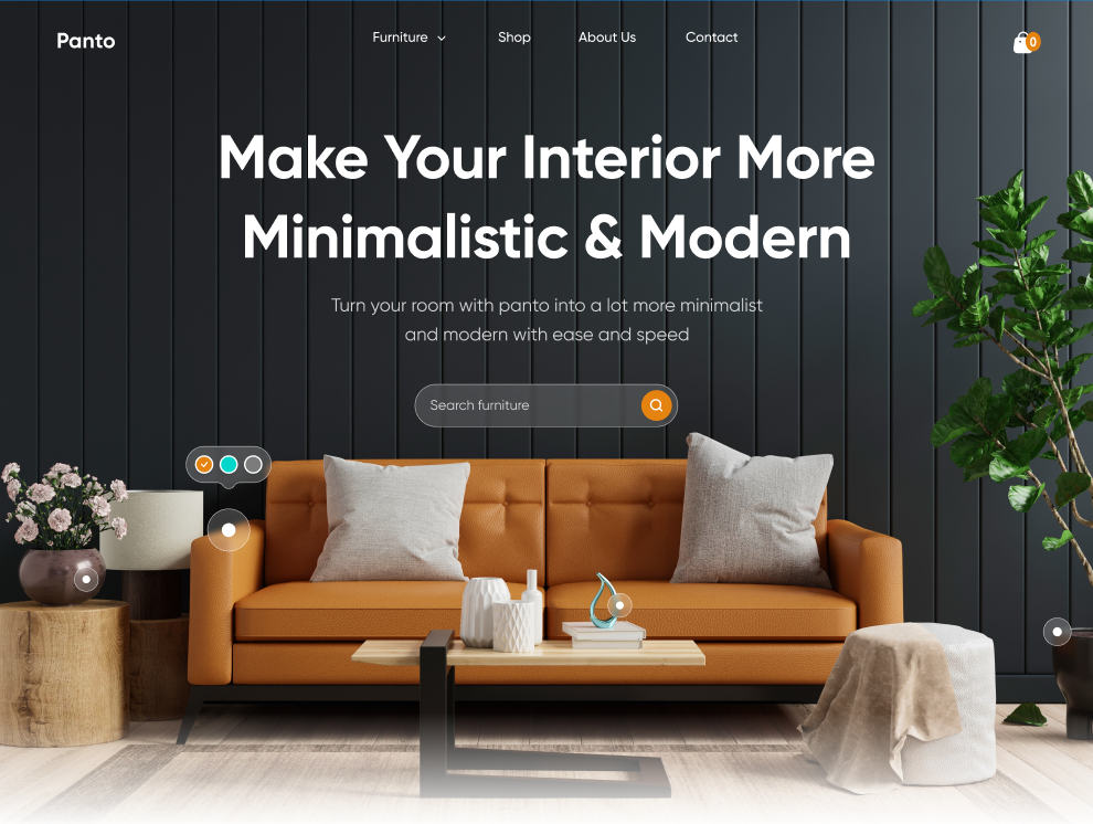 e-commerce store project screenshot