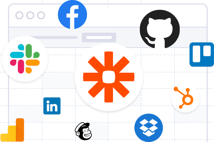 Integrated tools and connectors displayed in a browser window